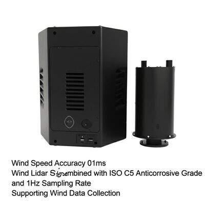 buy 바람 속도 정확도 01ms 바람 리다르 시스템 ISO C5 항 경화 등급 및 1Hz 샘플링 속도와 함께 바람 데이터 수집을 지원 online manufacture