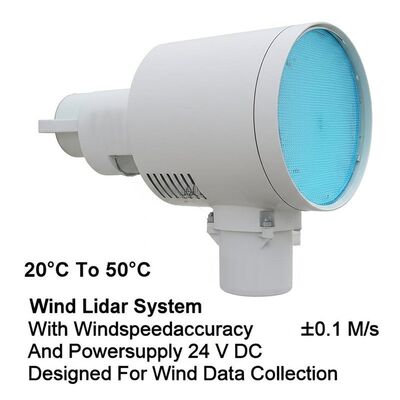 buy 20°C ~ 50°C 풍속 리다르 시스템 풍속 속도 정확도 ±0.1 M/s 및 전원 공급 24 V DC 풍력 데이터 수집을 위해 설계 online manufacture