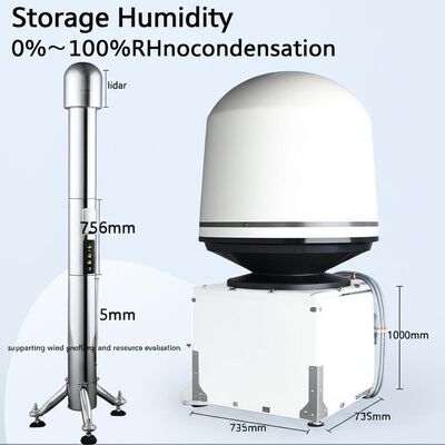 buy 저장 습도 0%~100%RH노컨덴서션 리더 육상 풍력 장치 756mm 735mm 1000mm 풍력 프로파일링 및 자원 평가 지원 online manufacture