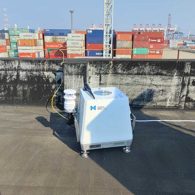 품질  0-360 Degree Direction Laser Wind Speed Measurement ASCII Data Format Wind Lidar 공장